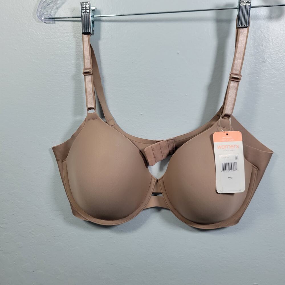 Warners Beige Underwire Lightly Lined Bra Size 40C 13126-1268 - Picture 5 of 5